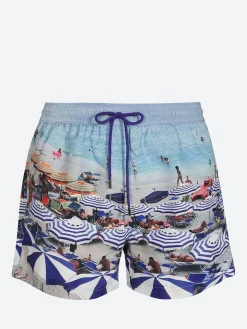 Paul Smith - Riviera Swim Shorts in Blue