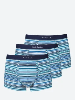 Paul Smith - Signature Stripe Low-Rise Boxer Briefs Three Pack in Navy