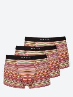 Paul Smith - Signature Stripe Low-Rise Boxer Briefs Three Pack Multi