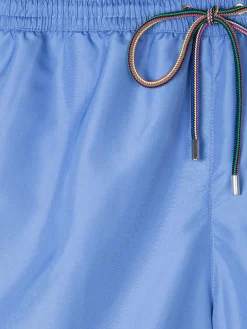 Paul Smith - Zebra Logo Swim Shorts in Blue