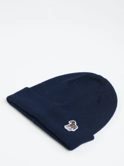 Paul Smith - Zebra Patch Beanie in Navy