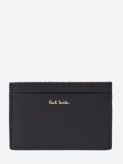 Paul Smith Accessories - Leather Credit Card Holder in Black