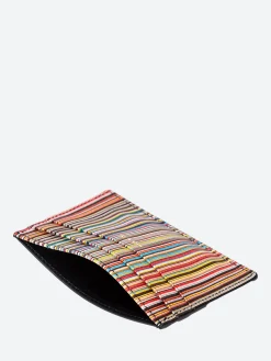 Paul Smith Accessories - Leather Credit Card Holder in Black