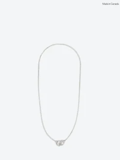 Pearls Before Swine - Core Double Mini Blod Necklace in Silver