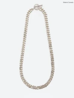Pearls Before Swine - Spliced L Necklace in Silver