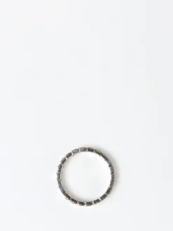 Pearls Before Swine - Ziffer Ring in Silver and Black