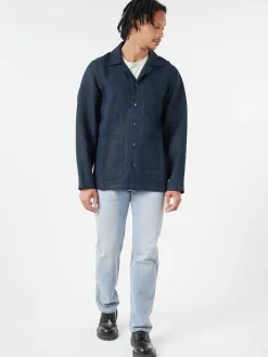 Peregrine - Grange Shacket in Navy