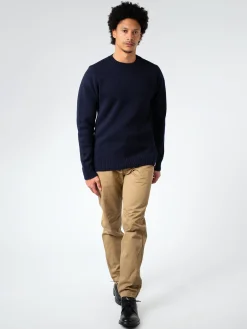 Peregrine - Makers Stitch Crewneck Sweater in Navy