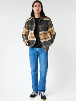 Peregrine - Wool Overshirt in Barney