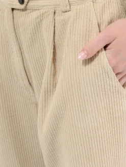 Pomandere - 7178 Pleat Pant in Ice