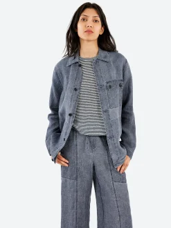 Pomandere - Denim Shirt in Indaco