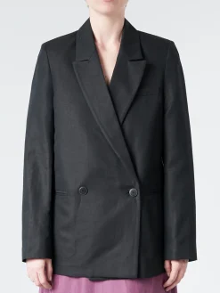 Pomandere - Double-Breasted Jacket in Black