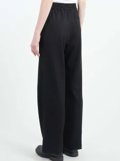 Pomandere - Flannel Pants in Black