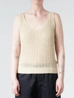 Pomandere - Knit Tank in Pearl