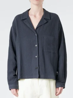 Pomandere - Pajama Shirt in Navy