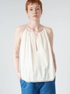 Pomandere - Tank Top in Milk
