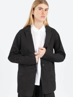 Pomandère - Cotton Gabardine Jacket in Black