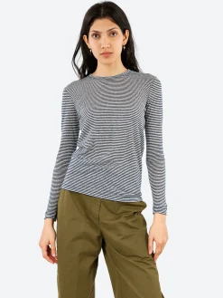 Pomandère - Long-Sleeved T-Shirt in Indaco