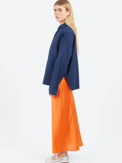 Pomandère - Poplin Shirt in Night Blue