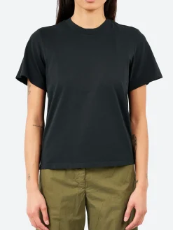 Pomandère - Unevenely-Dyed Cotton Jersey T-Shirt in Black