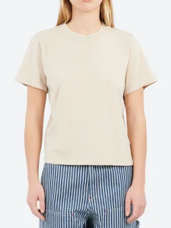 Pomandère - Unevenely-Dyed Cotton Jersey T-Shirt in Rope