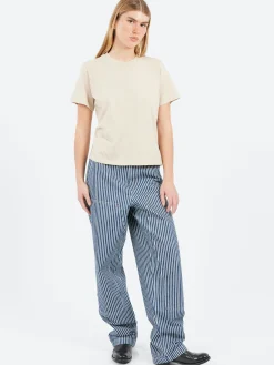 Pomandère - Unevenely-Dyed Cotton Jersey T-Shirt in Rope