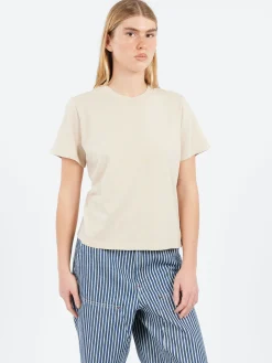 Pomandère - Unevenely-Dyed Cotton Jersey T-Shirt in Rope