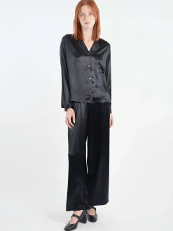 Pomandère - Viscose Blouse in Black