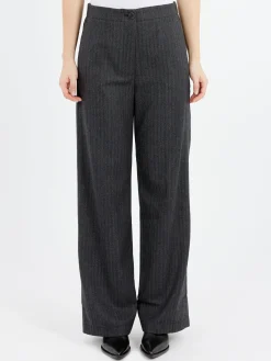 Pomandère - Wide Leg Trousers in Anthracite