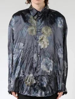 Printed Button-Up Shirt