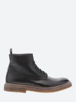 Punto Pigro - Benjamine Lace-Up Boot in Nero Topeka