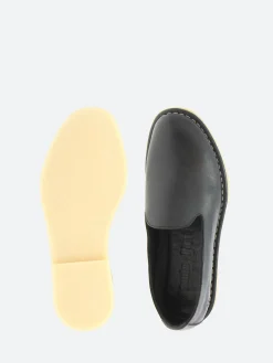 Punto Pigro - Hand 6 Leather Loafer in Nero Topeka