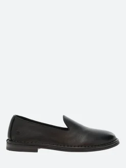 Punto Pigro - Hand 6 Leather Loafers in Nero Topeka