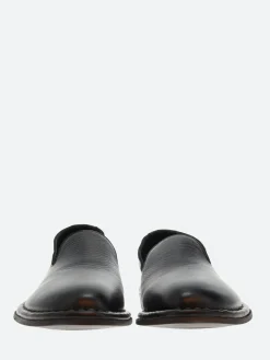 Punto Pigro - Hand 6 Leather Loafers in Nero Topeka