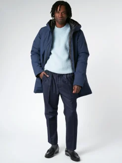 Quartz Co. - Jules Down Insulated Winter Coat in Navy