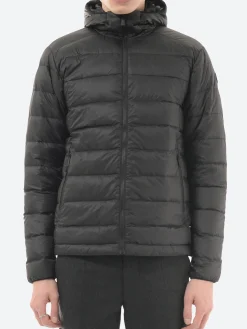Quartz Co. - Lawrence Hooded Down Jacket in Black