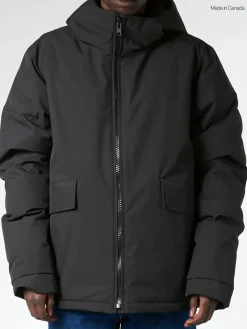 Quartz Co. - Lennox 2.0 Hooded Down Winter Jacket in Black