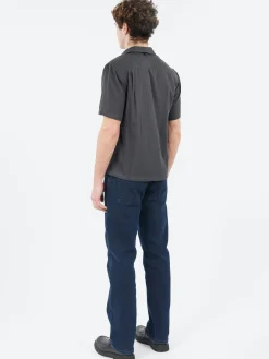 Rag & Bone - Avery Gauze Shirt in Dark Grey Stripe