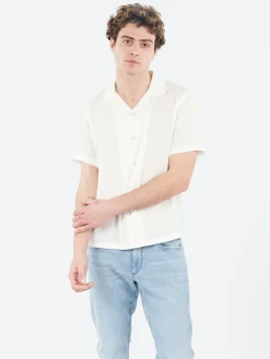 Rag & Bone - Avery Gauze Shirt in White