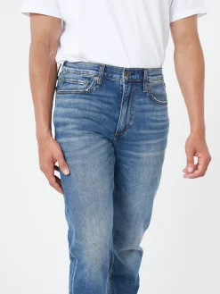 rag & bone - Fit 2 Authentic Stretch in Jared (Distressed Blue)