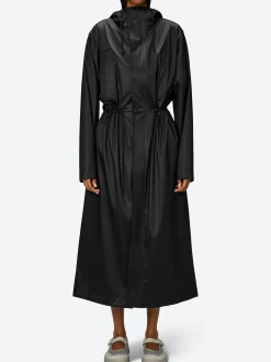 Rains - Bold Longest Jacket in Black