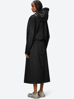 Rains - Bold Longest Jacket in Black