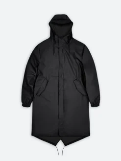 Rains - Fishtail Parka in Black