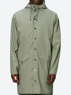 Rains - Long Jacket in Drift