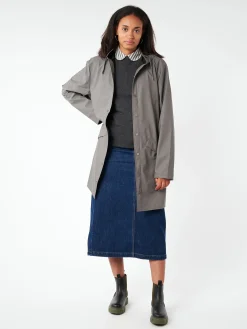 Rains - Long Jacket in Grey