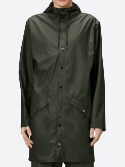 Rains - Long Jacket in Green