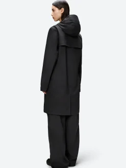 Rains - Suva Hardshell Long Jacket iin Black