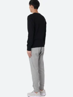 Reigning Champ - Lightweight Terry Crewneck in Black