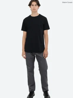 Reigning Champ - Lightweight Jersey Raglan Tee in Black