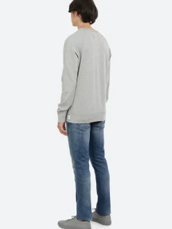 Reigning Champ - Lightweight Terry Crewneck in Heather Grey
